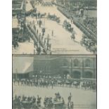 1910 - EVII funeral postcard collection. 2 included both franked. Good condition. We combine postage