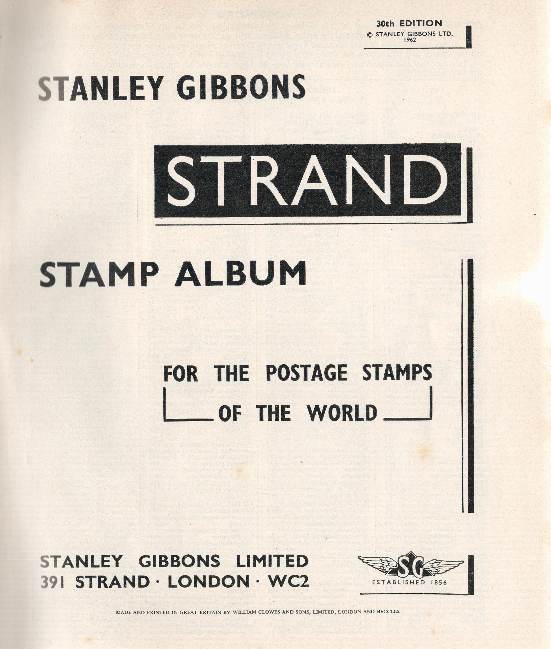 Stanley Gibbons - Strand stamp album with a few stamps. Also comes with another album containing - Image 2 of 4