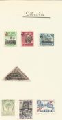 South American stamps on 11 loose album pages. Includes Honduras, Mexico, Nicaragua, Paraguay, Peru,