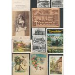 Old postcard collection. 15+ included. Good condition. We combine postage on multiple winning lots