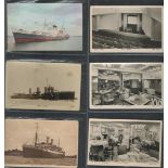 Postcard collection - images of ships. Many cruise liners. Approx 40. Good condition. We combine