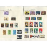 GB stamps on 4 loose album pages, covering 1971-1973. 40+ stamps. Good condition. We combine postage