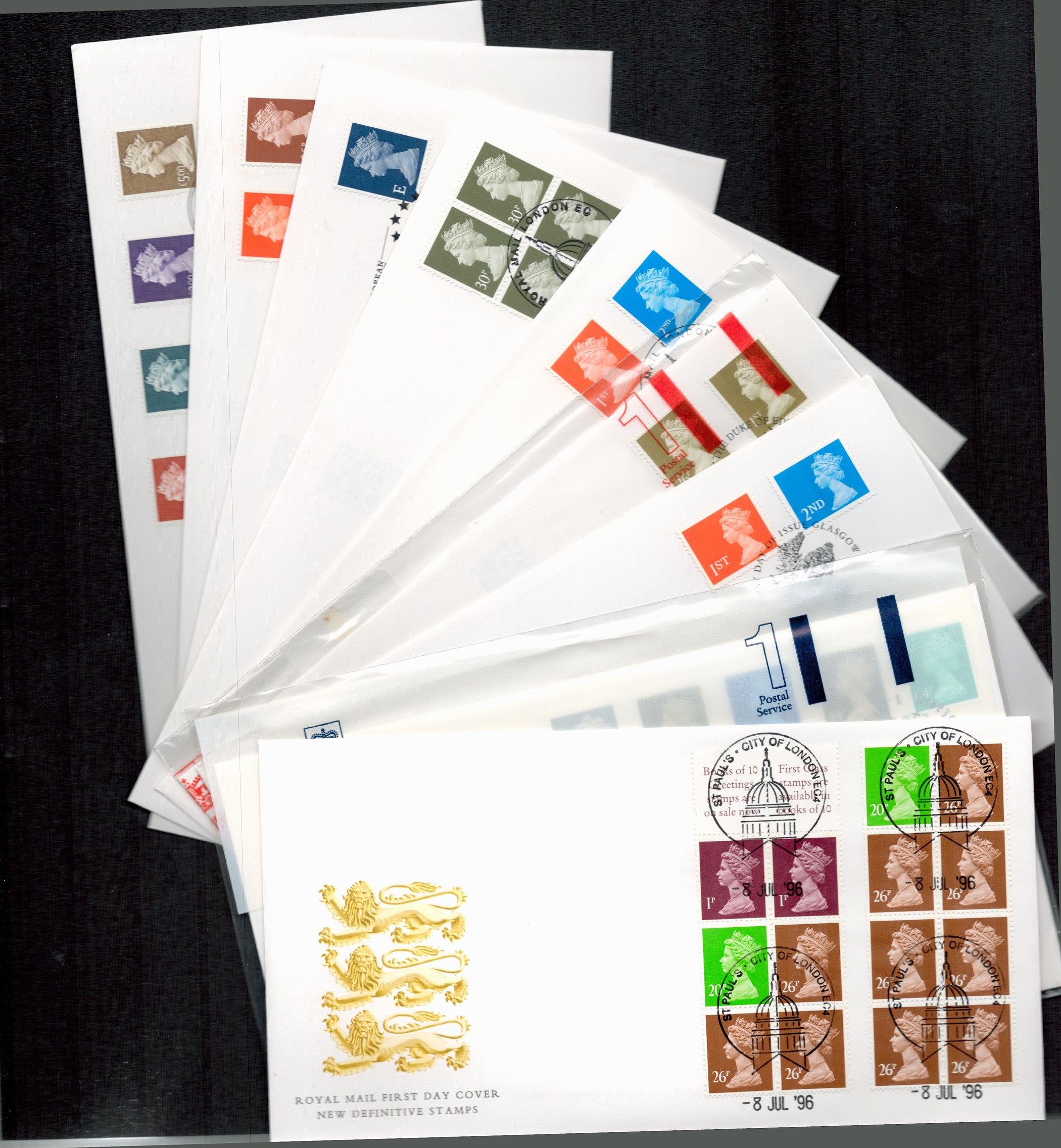 GB FDC collection. 18 in total all definitives. Handwritten and typed addresses. 18 in total. Good - Image 2 of 2