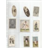 Cigarette card collection in plastic leaves. Some old. Approx 100. Good condition. We combine