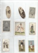 Cigarette card collection in plastic leaves. Some old. Approx 100. Good condition. We combine