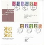 Definitive GB FDC collection. 1980/2005 12 in total. Good condition. We combine postage on
