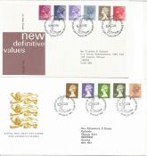 Definitive GB FDC collection. 1980/2005 12 in total. Good condition. We combine postage on