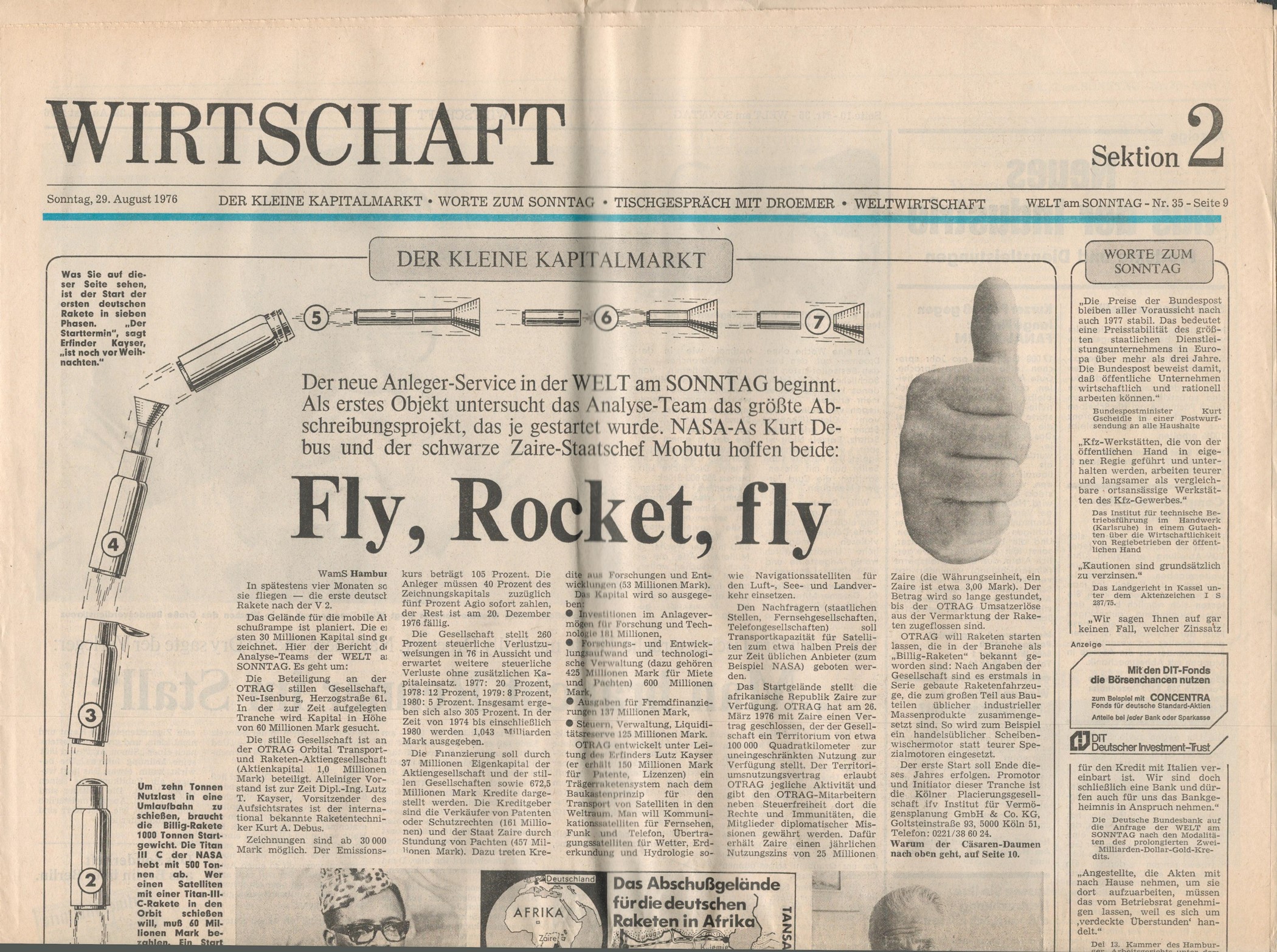 Assorted publications collection. Includes 3 German newspapers 1975/1976. Daily Express and - Image 5 of 5
