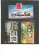 Singapore 2015 presentation book of stamps in slipcase. Unmounted mint stamps. Good condition. We