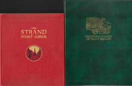 Stanley Gibbons - Strand stamp album with a few stamps. Also comes with another album containing