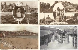 GB postcard collection. Approx 40 included. Many nearly 100 years old. Some franked. A lot of