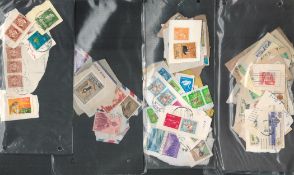 World stamp collection all on envelope backing papers. With research may uncover good value. Good