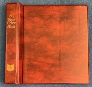 Stanley Gibbons major cover album. EMPTY. Colour brown. Good condition. We combine postage on