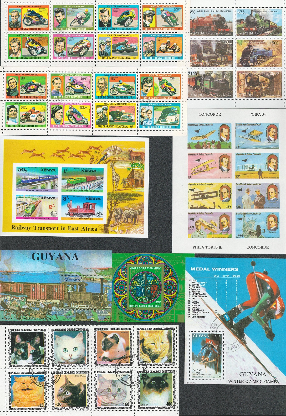 Ajman, Guyana, Cuba and more minisheets/sheets in album. Good condition. We combine postage on - Image 5 of 6