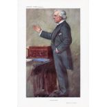 Vanity Fair print. Titled A great orator. Dated 17/3/1910. Asquith. Approx size 14x12.Good