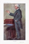Vanity Fair print. Titled A great orator. Dated 17/3/1910. Asquith. Approx size 14x12.Good