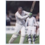 John Major Former UK Prime Minister signed 7x5 picture playing cricket.Good condition. All