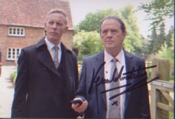 Morse Lewis Kevin Whately signed postcard sized picture in character.Good condition. All