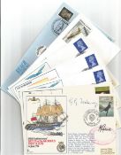WW2 Collection of 36 Varied Official Flown covers. 14 Signed by Admirals Mayors and Commanders. 12