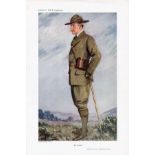 Vanity Fair print. Titled Boy Scouts. Dated 19/4/1911. Baden Powell. Approx size 14x12.Good