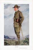 Vanity Fair print. Titled Boy Scouts. Dated 19/4/1911. Baden Powell. Approx size 14x12.Good