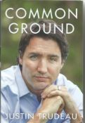 Justin Trudeau signed Common Ground hardback book. Signed on inside title page.Good condition. All