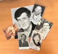 Actors collection of 21 signed photographs from stars and TV icons across the years including Robert