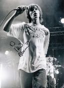 Ian Brown signed 16x12 black and white photo. Ian George Brown (born 20 February 1963) is an English