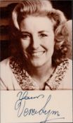 Dame Vera Lynn signed 6x3 sepia photograph. Lynn CH DBE OStJ (née Welch; 20 March 1917 - 18 June