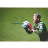 Joel Robles signed 12x8 colour photo playing for Everton.Good condition. All autographs come with