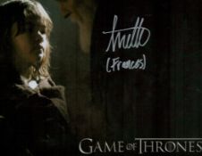 Game of Thrones, Annette Hannah signed 10 x 8 colour promo photo pictured as she plays Francis.