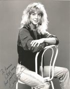 Erika Hoffmann, a signed 10x8 press photo with details to back. Actress who played Anna the pregnant