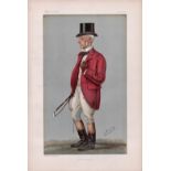 Vanity Fair print. Titled A very old master. Dated 29/10/1896. Thomas Garth. Approx size 14x12.