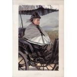 Vanity Fair print. Titled A Cimiez. Dated 17/6/1897. Queen Victoria. Approx size 14x12.Good