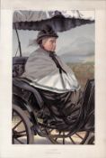Vanity Fair print. Titled A Cimiez. Dated 17/6/1897. Queen Victoria. Approx size 14x12.Good
