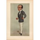 Vanity Fair print. Titled Max. Dated 9/12/1897. Max Beerbohm. Approx size 14x12.Good condition.