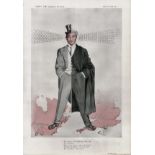 Vanity Fair print. Titled Why man he doth…..... Dated 18/6/1913. Sir Rufus Isaacs. Approx size