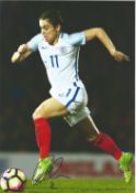 Karen Carney signed 12x8 colour photo.Good condition. All autographs come with a Certificate of
