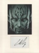Star Trek, Eric Bana 16x12 matted signature piece featuring a black and white photograph picturing