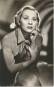 Mai Zetterling, a signed 5.5x3.5 photo. Swedish actress and director. One minor stain to right