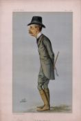 Vanity Fair print. Titled In a new character. Dated 5/1/1889. Randolph Churchill. Approx size