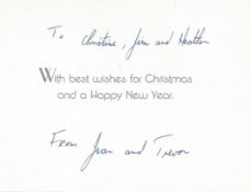 617 sqn collection of signed Christmas cards to Dambuster historian Jim Shortland. 10 including