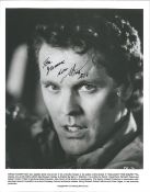 Wings Hauser signed 10x8 black and white photo. American actor and occasional director. He