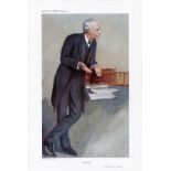 Vanity Fair print. Titled Dialetics. Dated 27/1/1910. Prime Minister Balfour. Approx size 14x12.Good