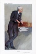 Vanity Fair print. Titled Dialetics. Dated 27/1/1910. Prime Minister Balfour. Approx size 14x12.Good