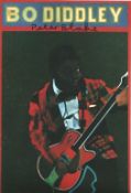 Peter Blake signed 12x8 colour Bo Diddley art photograph from his 1963 Pop art collection. Blake CBE