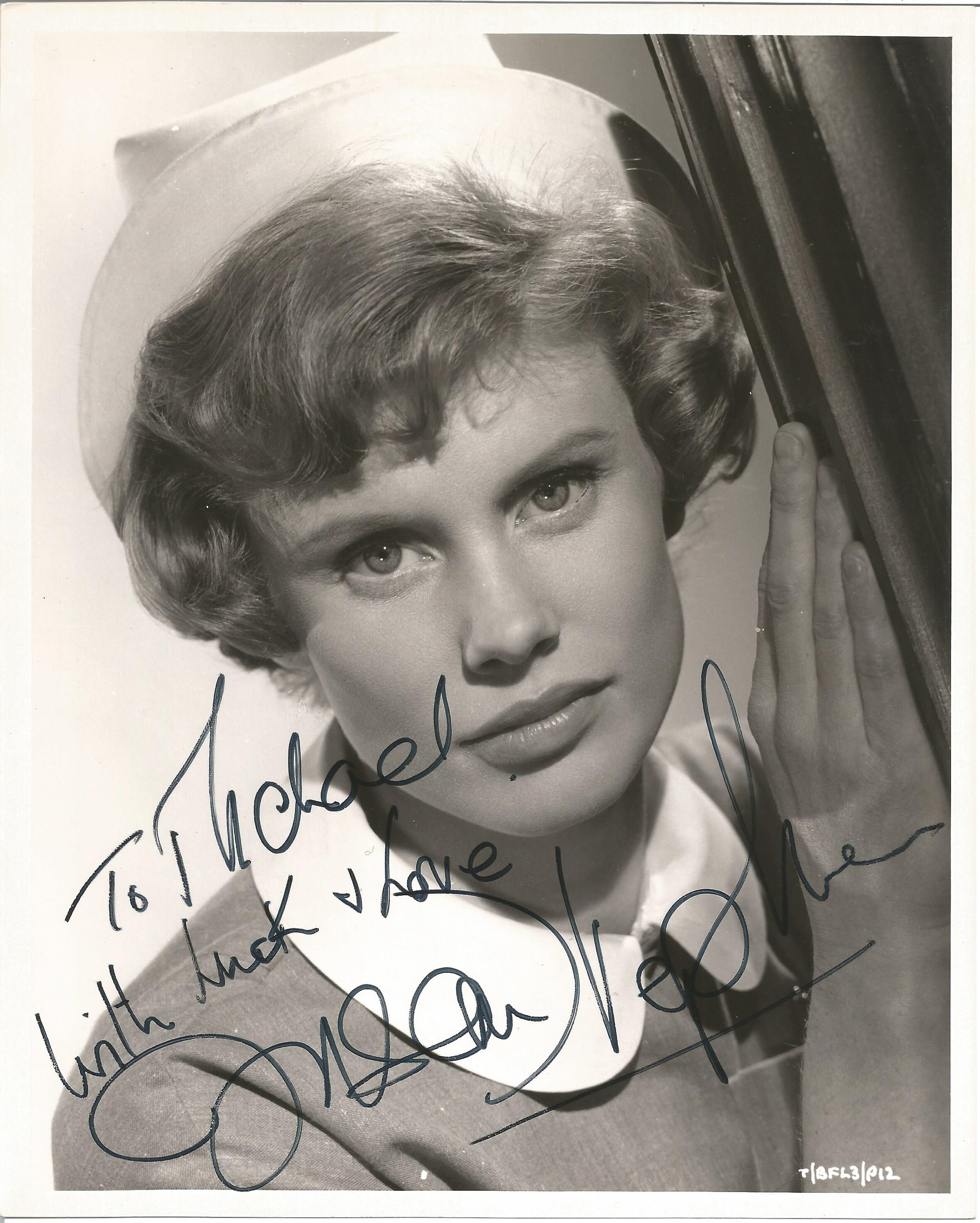 Susan Stephen, actress, best remembered for her role as Nurse Axwell in Carry On Nurse . She