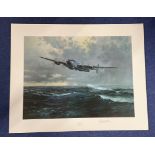 WWII End Of An Era print signed by Gerald Coulson Limited Edition 546/850, approx 32x29. Beautifully