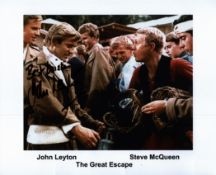 John Leyton signed The Great Escape promo photograph. This 10x8 colour photograph shows a scene