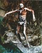 Geoffrey Holder signed 10x8 photo as Baron Samedi in the James Bond film Live and let die .Good